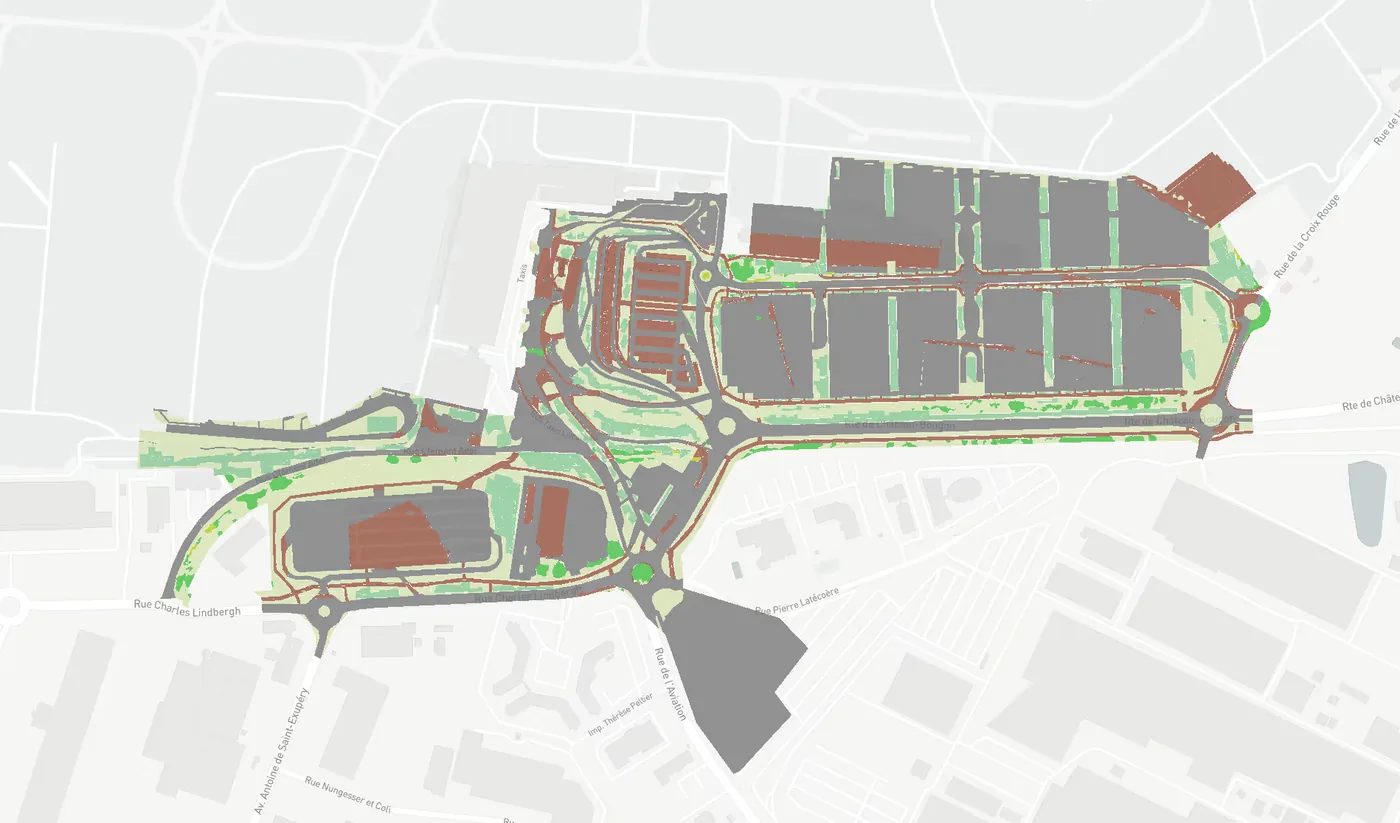 Occupation des sols – Aéroport de Nantes