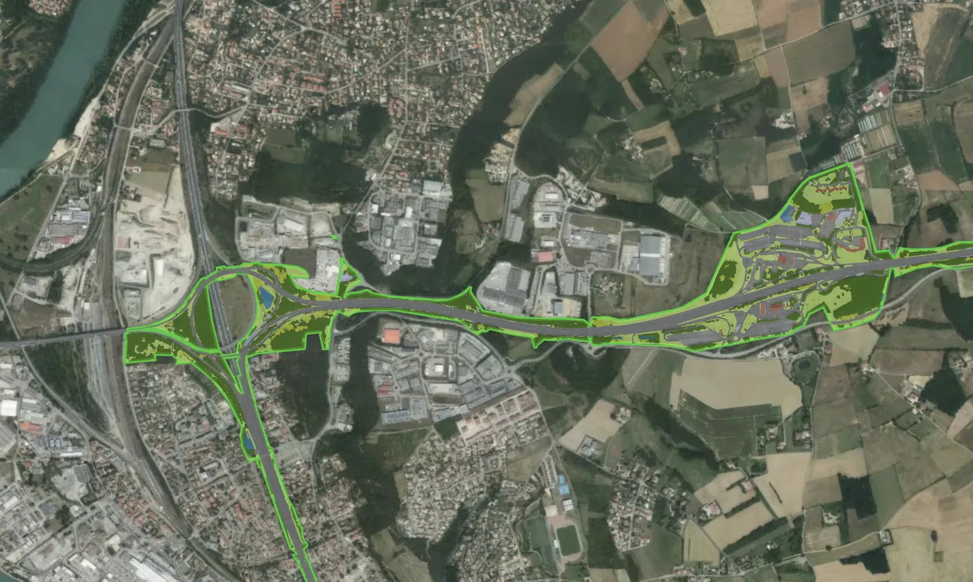 Occupation des sols · zoom 2 – Foncier Vinci Autoroutes